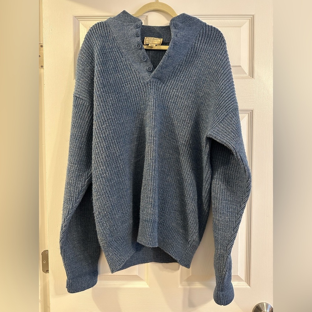 Men’s XL Vintage LL Bean High Trek Yarn Acrylic Wool sweater